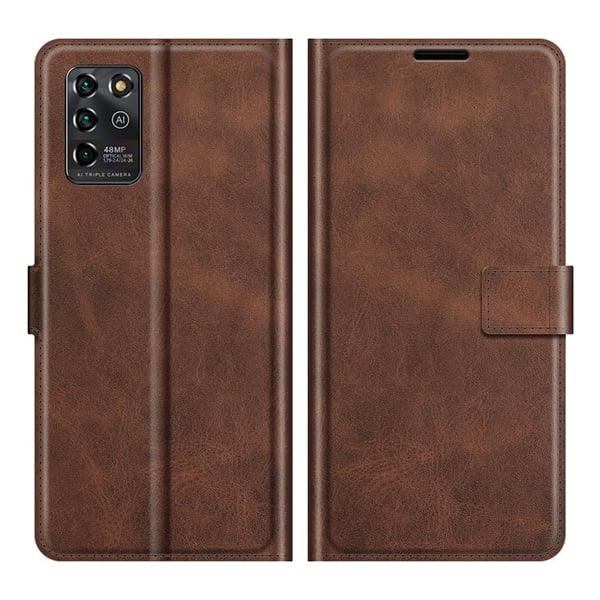 Lommebok-style Læretui til ZTE Blade V30 Vita - Kaffe