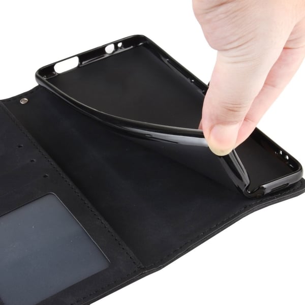 Modern-styled Leather Wallet Suojakotelo For Nokia G50 - Ruskea