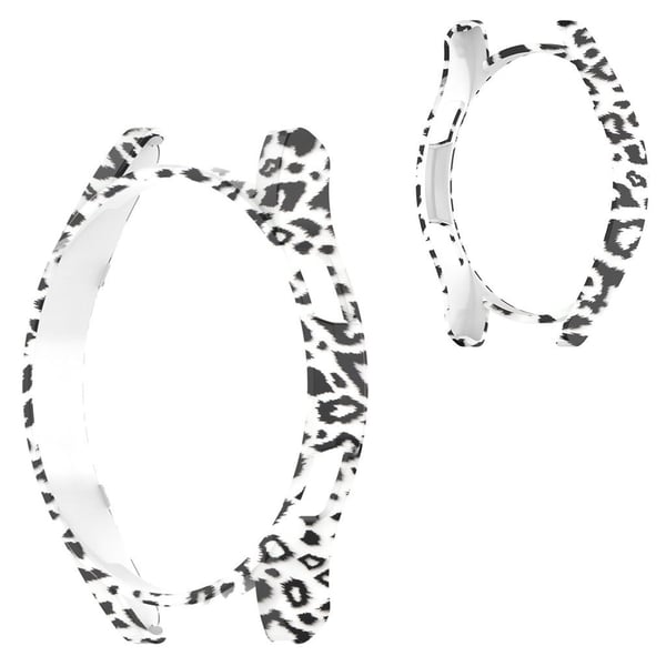 Samsung Galaxy Watch 4 Classic (46 mm) beskyttelsesdeksel med unikt mønster - Hvit Leopard
