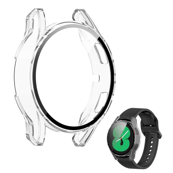 Samsung Galaxy Watch 4 (40 mm) ultratynt deksel + herdet glass - Gjennomsiktig