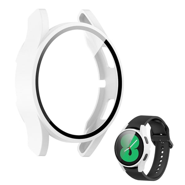 Samsung Galaxy Watch 4 (40 mm) ultratynt deksel + herdet glass - Hvit