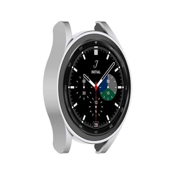 Samsung Galaxy Watch 4 Classic (46 mm) beskyttelsesdeksel med unikt mønster - Sølv