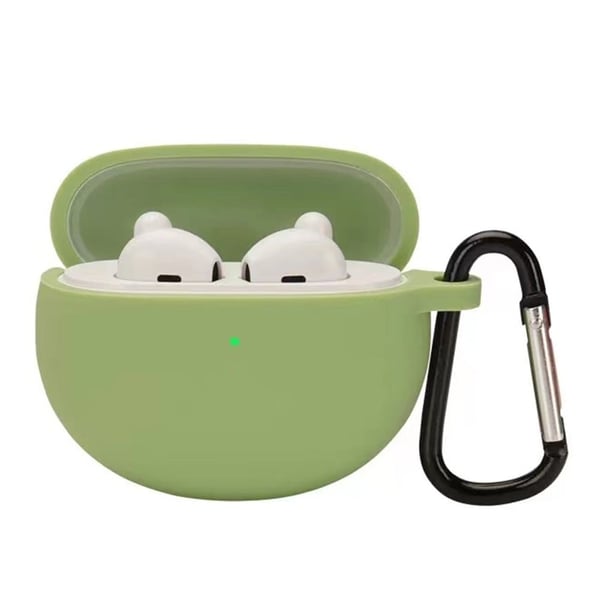 Oppo Enco Air silikonikotelo avaimenperällä - Matcha Vihreä Oppo Enco Air silikonikotelo avaimenperällä - Matcha Vihreä
