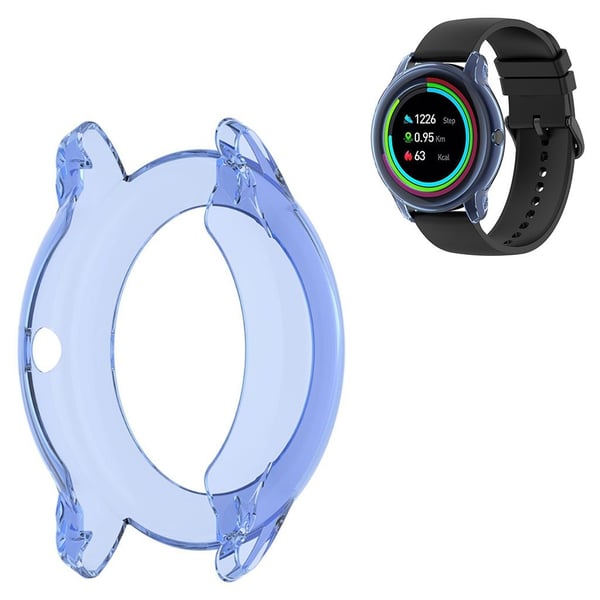 Yamay SW022 / Xiaomi Imilab KW66 klar TPU-ramme - Gjennomsiktig Blå