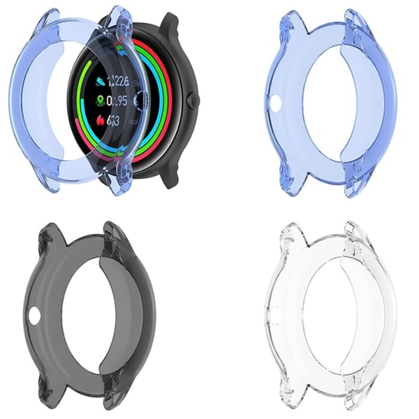 Yamay SW022 / Xiaomi Imilab KW66 klar TPU-ramme - Gjennomsiktig Blå