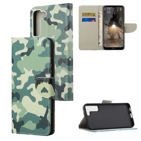 Wonderland Samsung Galaxy S22 Plus flip etui - Camouflage