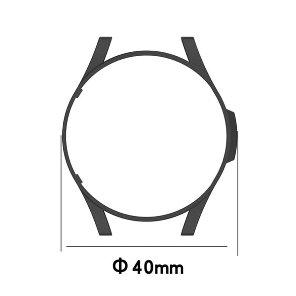 Samsung Galaxy Watch 4 (40 mm) enkelt deksel - Gjennomsiktig Hvit