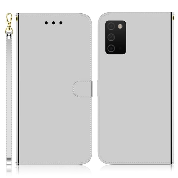 Mirror Samsung Galaxy A03s Flippetui - Sølv