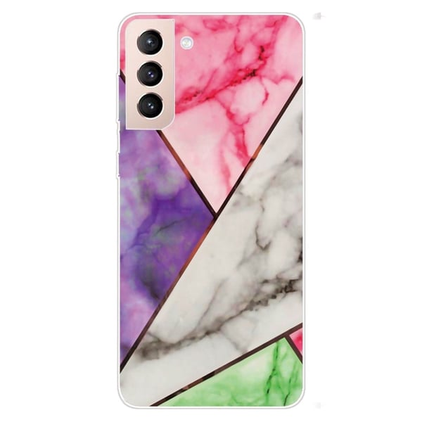Marmormotiv Samsung Galaxy S22 Plus skal - Lila / Rosa / Vit / Grön Marmormotiv Samsung Galaxy S22 Plus skal - Lila / Rosa / Vit / Grön