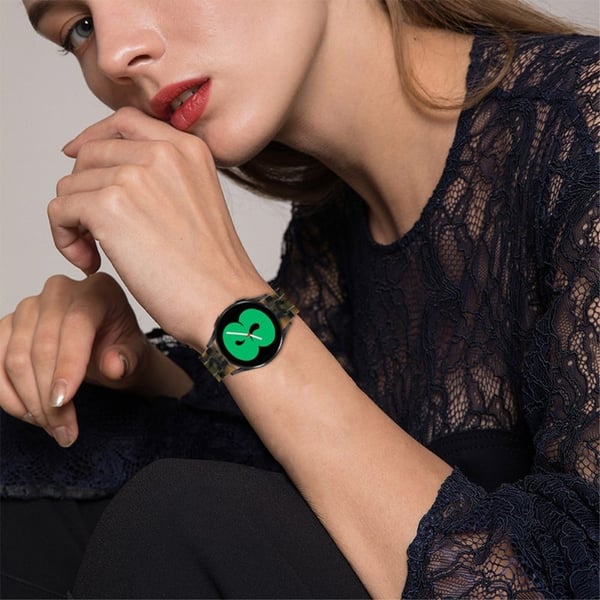 Samsung Galaxy Watch 4 Classic (44 mm) / (40 mm) kul klokkerem i resin - Matt Armygrønn