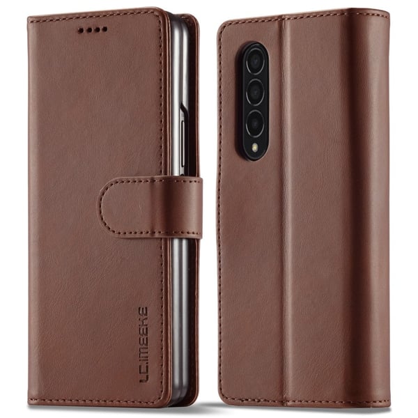 LC.Imeeke Samsung Galaxy Z Fold3 5G Flippetui - Brun