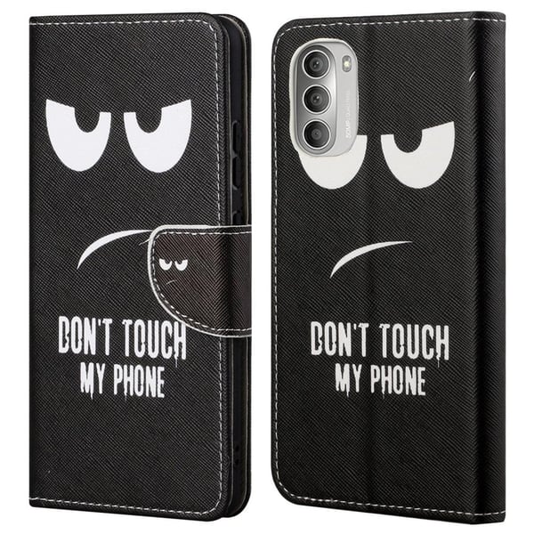 Wonderland Motorola Moto G51 5G Flippetui - Don't Touch My Phone