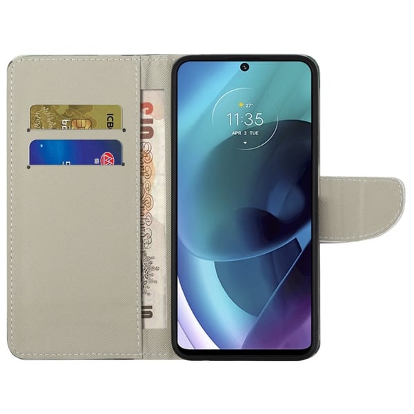 Wonderland Motorola Moto G51 5G Flippetui - Don't Touch My Phone