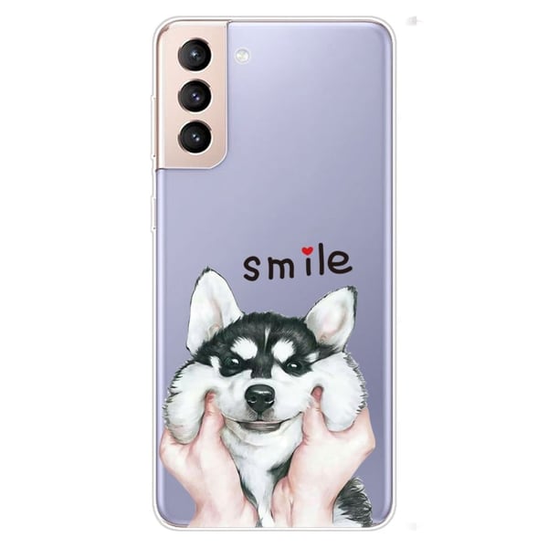 Deco Samsung Galaxy S22 Plus Etui - Smile Husky