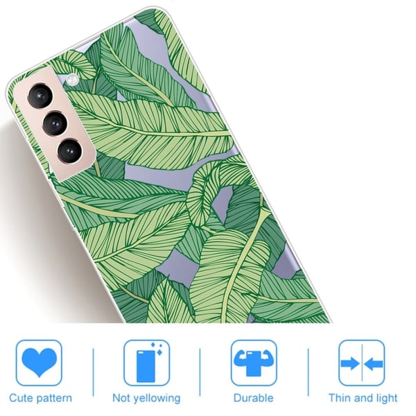 Deco Samsung Galaxy S22 Etui - Banan Leaves