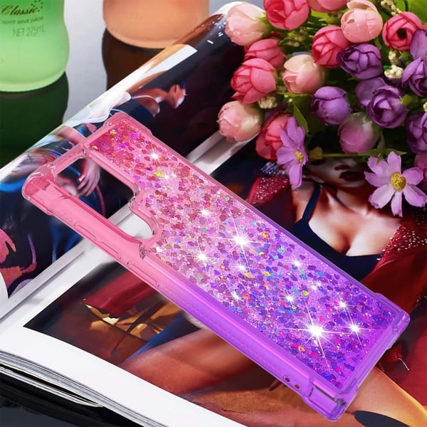 Princess Samsung Galaxy S22 Ultra Deksel - Rosa / Lilla