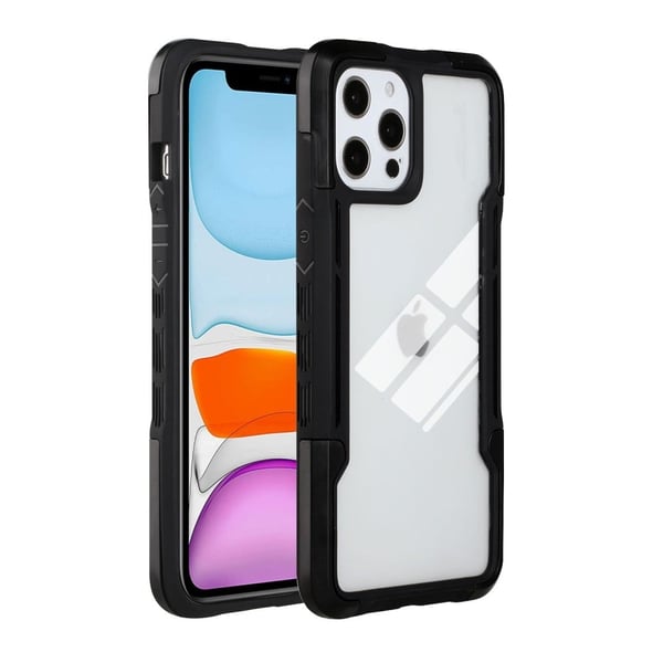 Støtsikkert Beskyttelsesdeksel til iPhone 13 Pro - Svart / Svart Støtsikkert Beskyttelsesdeksel til iPhone 13 Pro - Svart / Svart