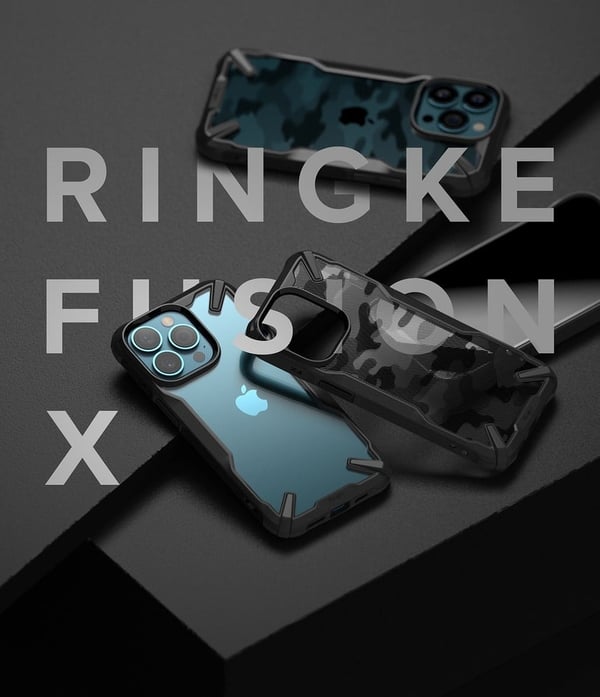 RINGKE FUSION X - iPhone 13 Pro - Svart