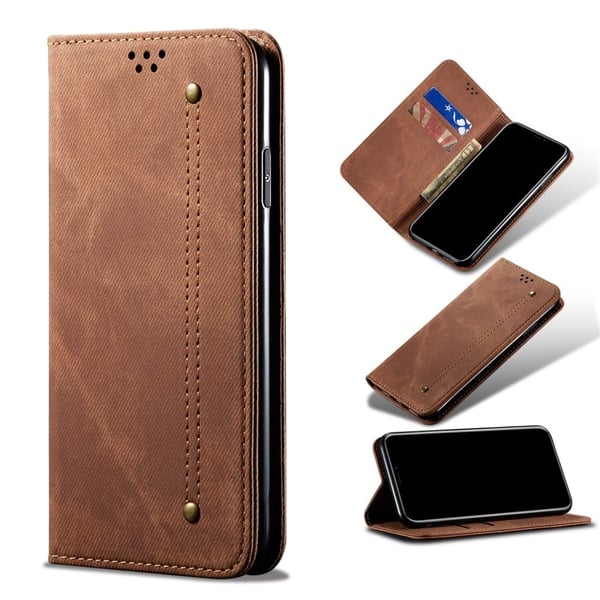 Jeans Motorola Moto G50 5G Flippetui - Kaffe