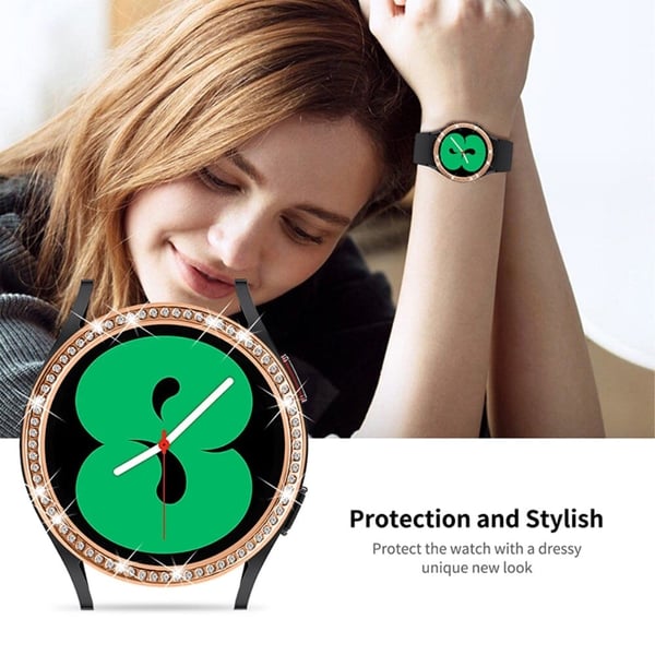 Samsung Galaxy Watch Active 2 - 40 mm / Watch Active strassdekorring - Rose Gull