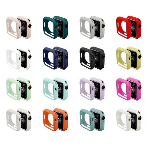 Apple Watch (41 mm) TPU-deksel i godterifarge - Lys Hvit
