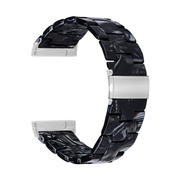 Fitbit Sense / Versa 3 urrem med resinperler - Flash Sort