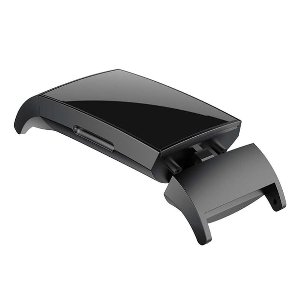 1 par klokkeremkontakter i rustfritt stål for Fitbit Charge 4 / 3 - Svart