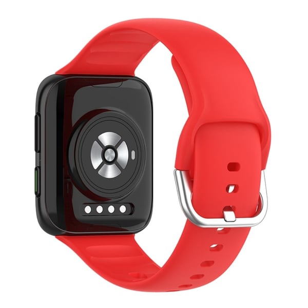 Oppo Watch 2 (46 mm) klokkerem i silikon - Rød