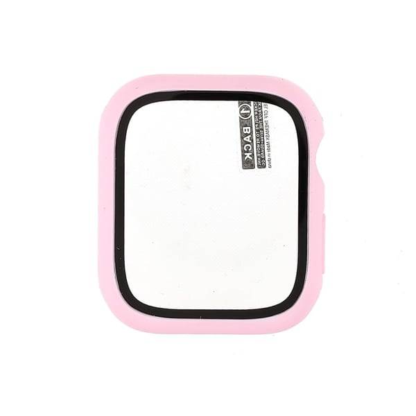 Apple Watch (45 mm) matt deksel med herdet glass - Rosa