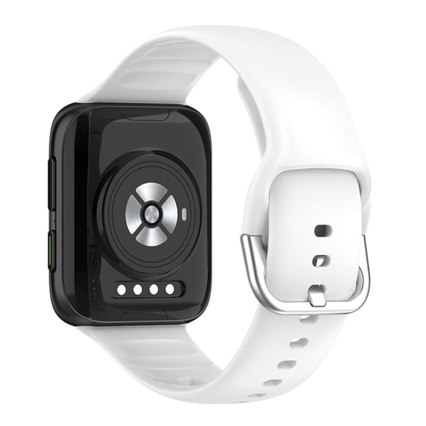 Oppo Watch 2 (46 mm) klokkerem i silikon - Hvit