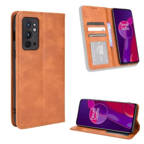 Bofink Vintage OnePlus 9RT 5G Læder Etui - Brun
