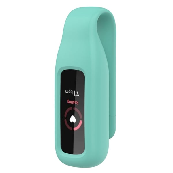 Fitbit Luxe silikondeksel med klipsholder - Grønn Fitbit Luxe silikondeksel med klipsholder - Grønn