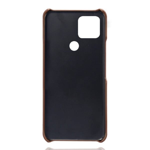 Dual Card Etui Google Pixel 5a - Brun