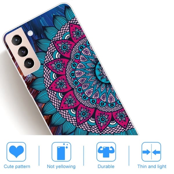 Deco Samsung Galaxy S22 Plus Etui - Mandala Blomst