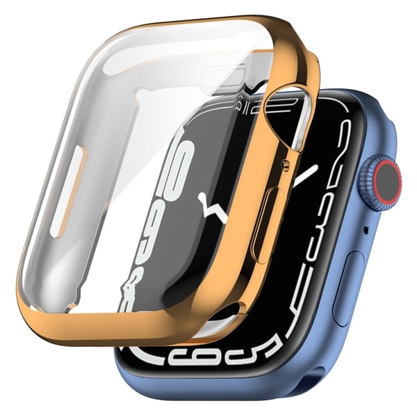 Apple Watch (45 mm) stilig TPU-deksel - Rose Gull