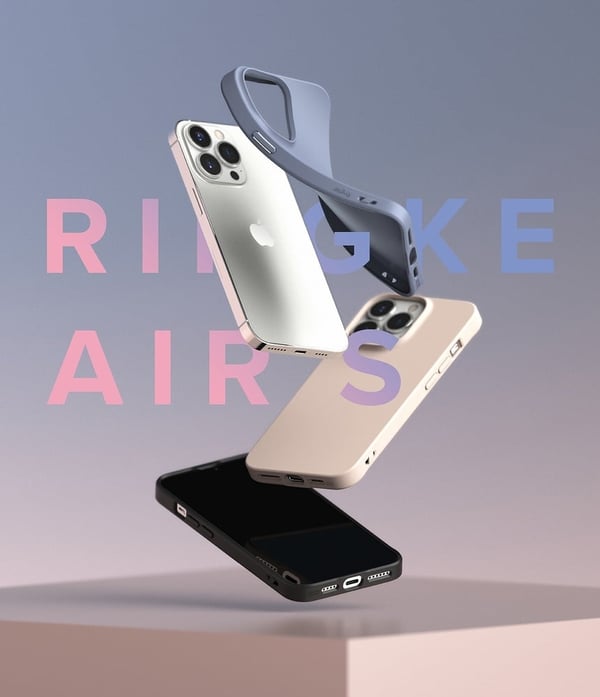 RINGKE AIR S - iPhone 13 Pro Max - Rosa Sand