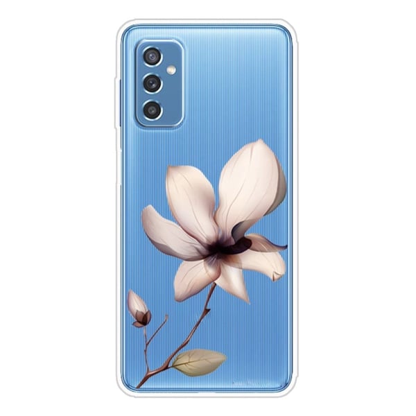 Deco Samsung Galaxy M52 5G Etui - Rosa Blomst