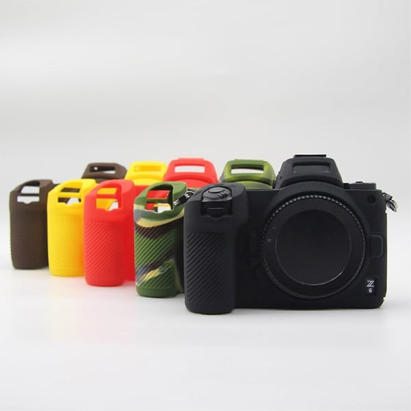 Nikon Z6 / Z7 yksinkertainen silikonisuojus - Musta