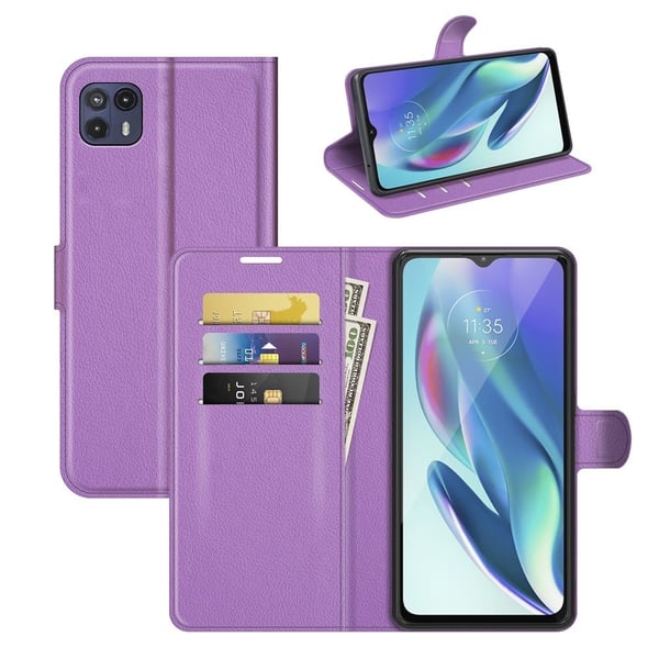 Classic Motorola Moto G50 5G Flippetui - Lilla