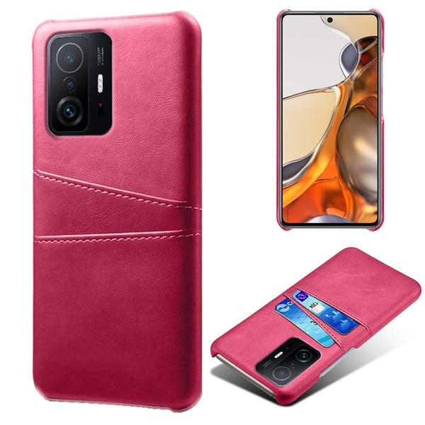 Dual Card Etui Xiaomi 11T / 11T Pro - Rose