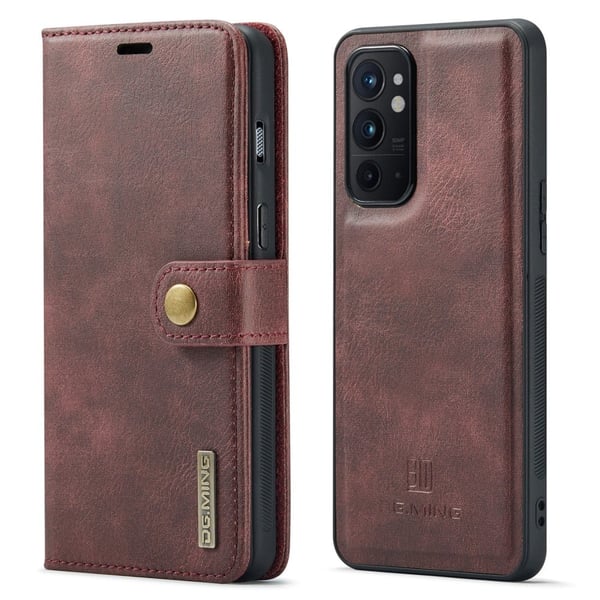 DG.Ming OnePlus 9RT 5G 2-in-1 Pung Etui - Rødvin DG.Ming OnePlus 9RT 5G 2-in-1 Pung Etui - Rødvin