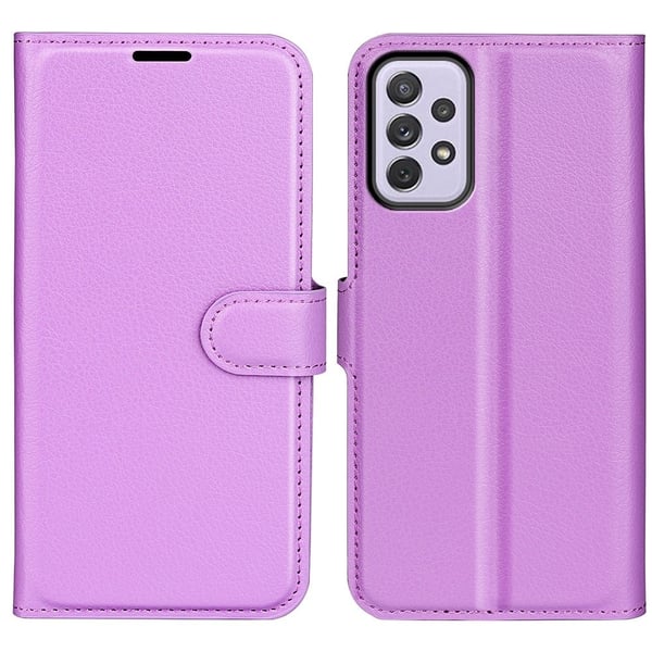 Classic Samsung Galaxy A73 Flippetui - Lilla