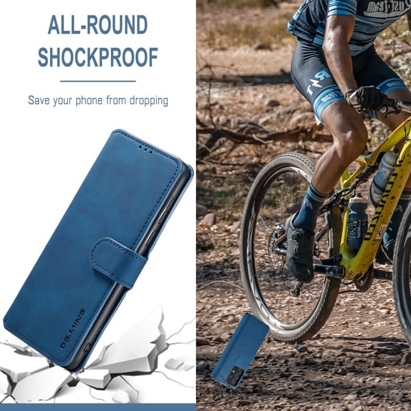 DG.Ming Samsung Galaxy A73 Retro Etui - Blå