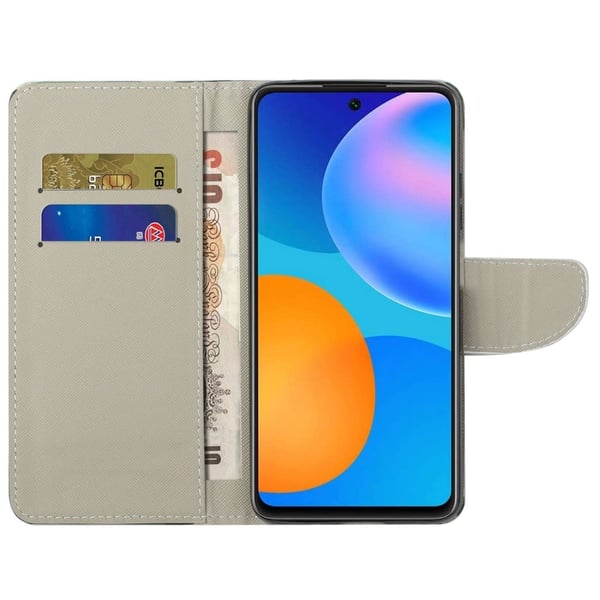 Wonderland Samsung Galaxy A73 Flippetui - Keep Calm og Sparkle