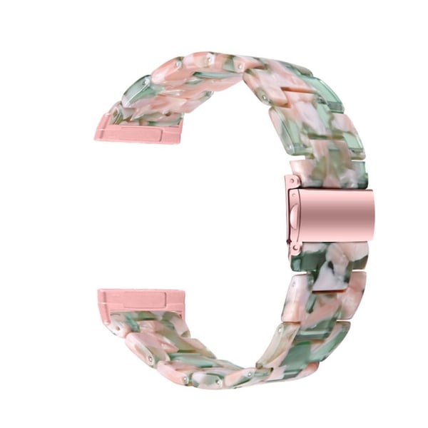 Fitbit Sense / Versa 3 klokkerem med harpiksperler - Rosa / Rosa