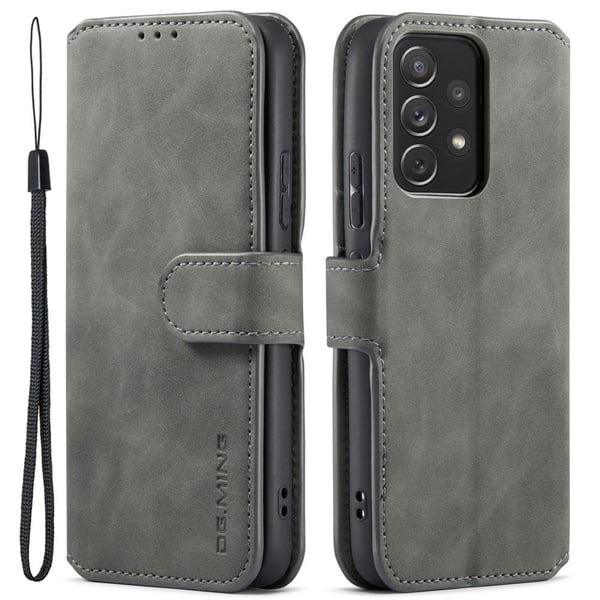 DG.Ming Samsung Galaxy A53 5G Retro Etui - Grå