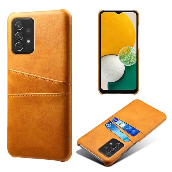 Dual Card Etui Samsung Galaxy A73 - Oransje