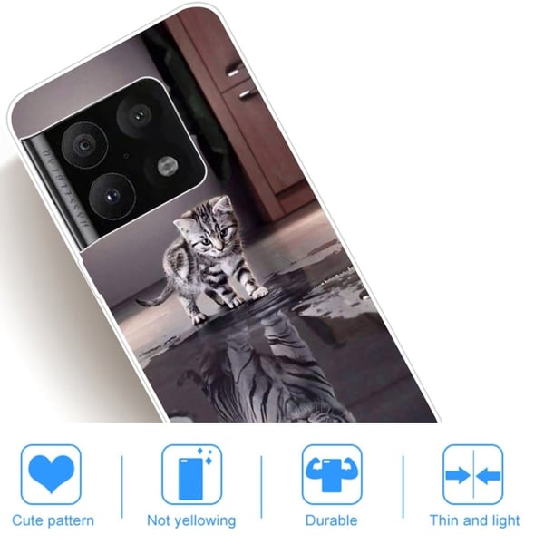 Deco OnePlus 10 Pro Etui - Katt og Tiger