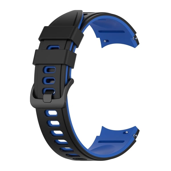 Silikonklokkerem i to farger til Samsung Galaxy Watch - Svart / Blå