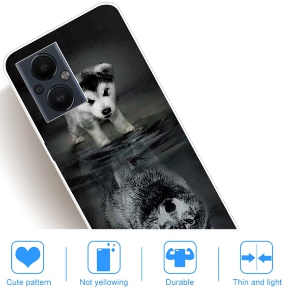 Deco OnePlus Nord N20 5G Etui - Hund og Ulv
